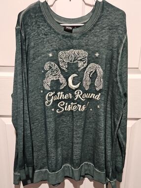 Disney Teal Green "Gather Round Sisters" Sweatshirt